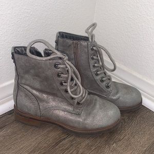 Glittery Combat Boots